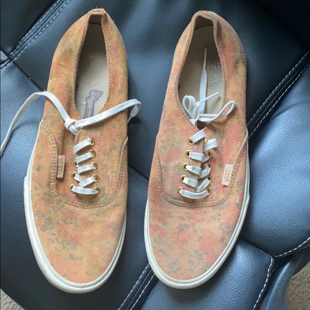Floral VANS Size 10